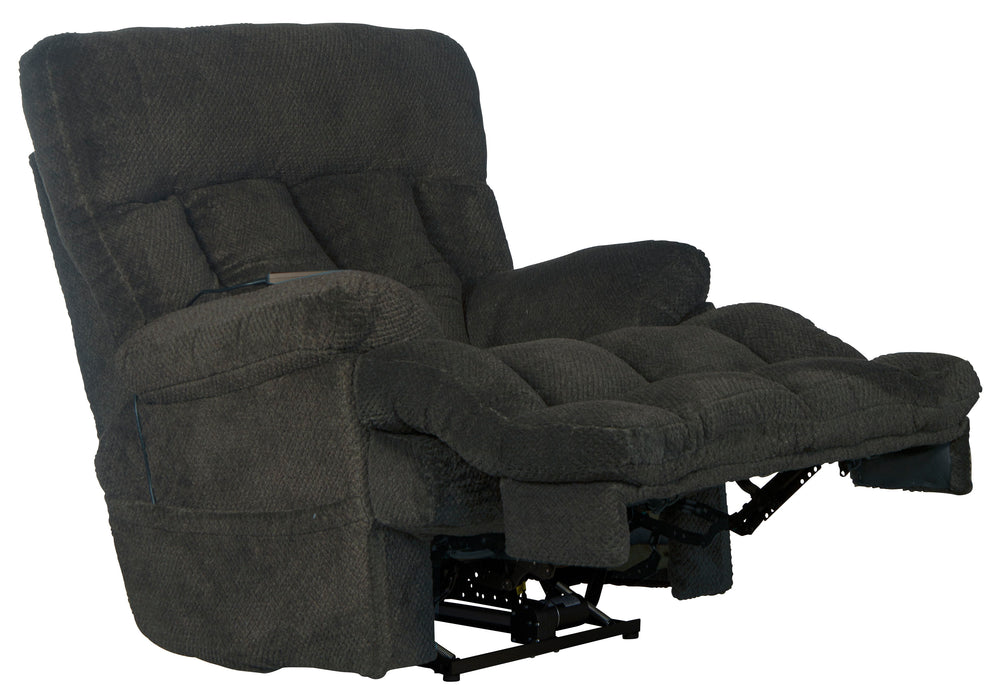 Sterling - Power Headrest/Lumbar Power Lay Flat Recliner With Heat & Massage