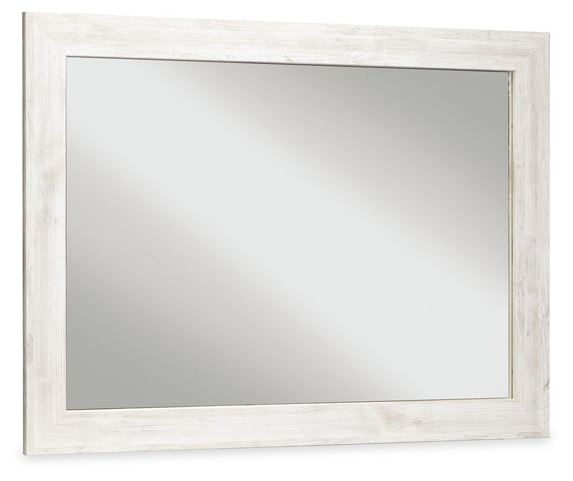Paxberry - Bedroom Accent Mirror - Whitewash