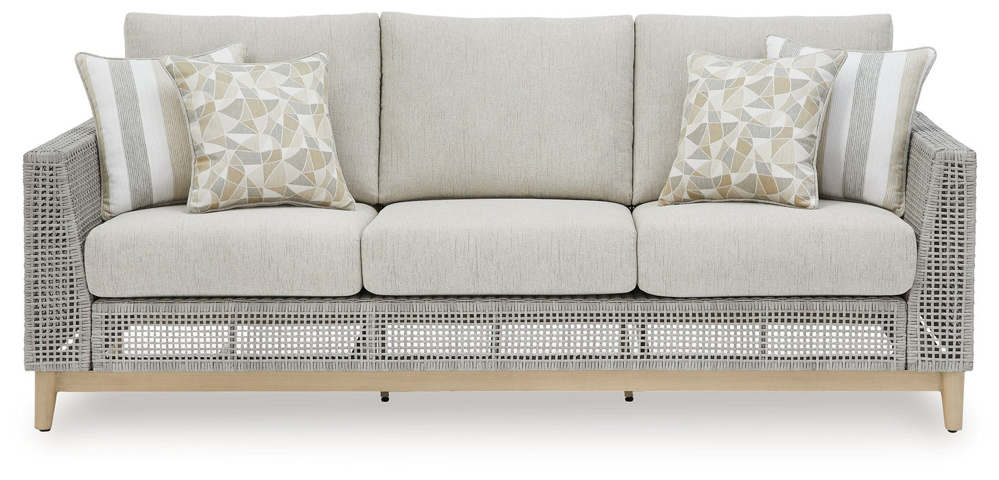 Seton Creek - Gray - Sofa With Cushion