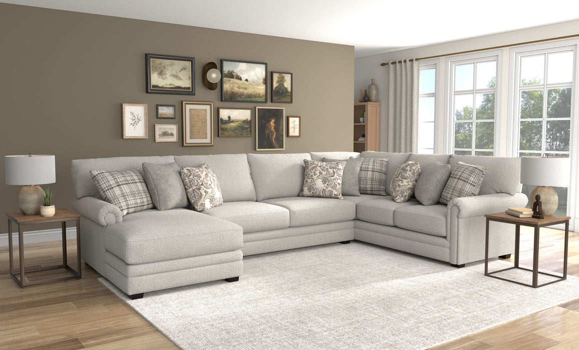 Livingston - Sectional With Comfort Coil Seating And Accent Pillows