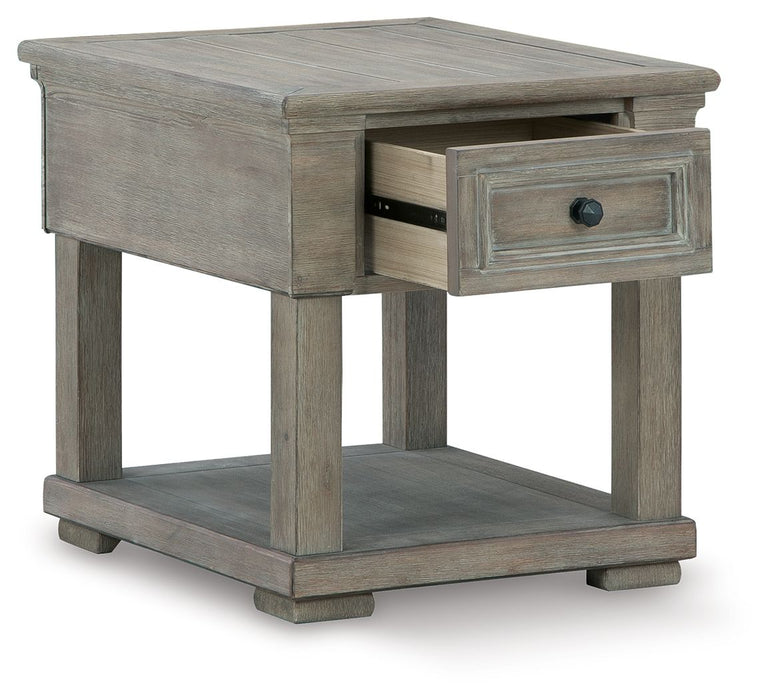 Moreshire - Bisque - Rectangular End Table