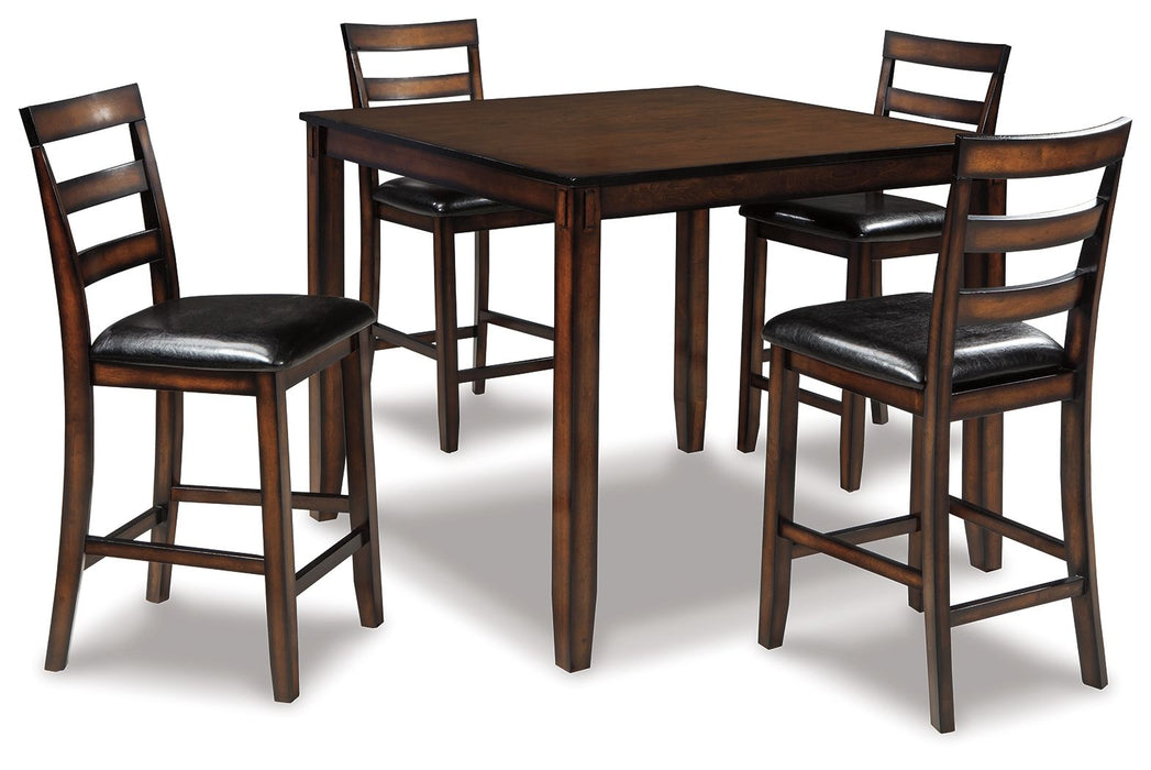 Coviar - DRM Counter Table Set (Set of 5) - Brown