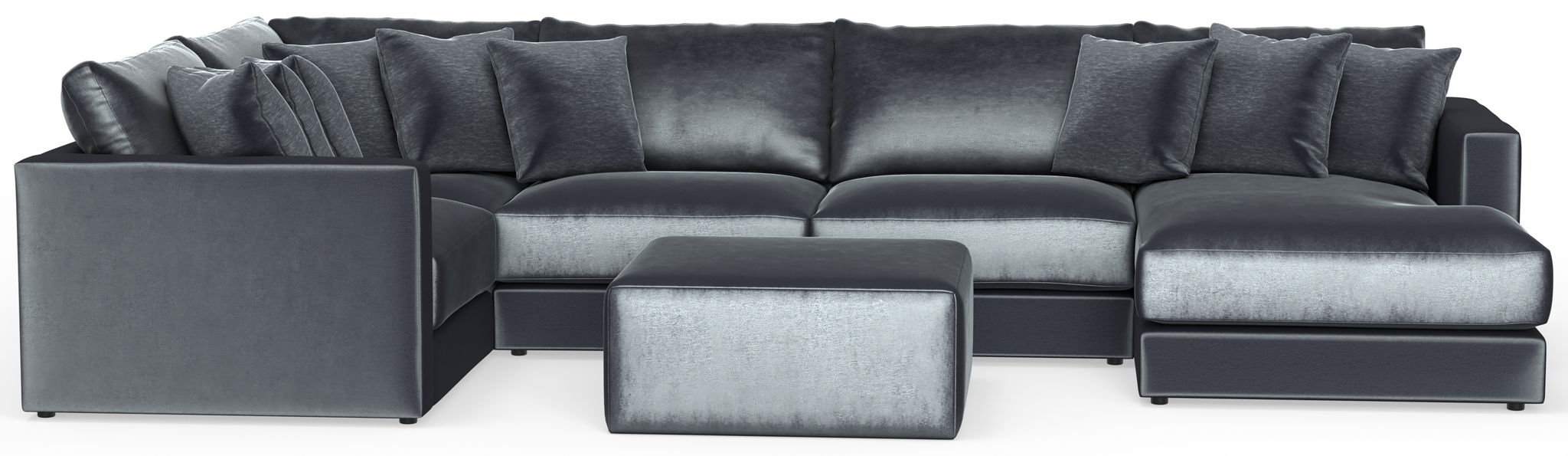 Remington - Modular Sofa And Cocktail Ottoman