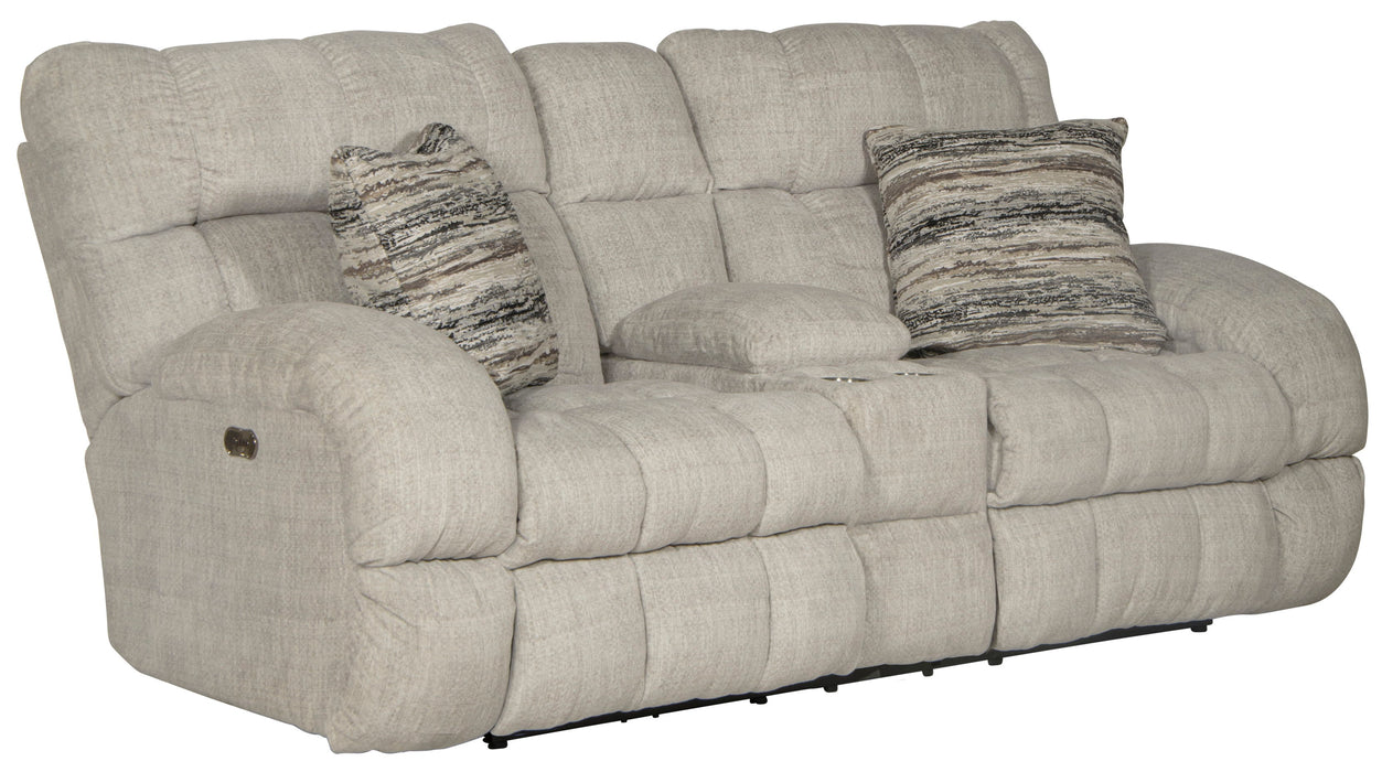 Ashland - Power Lay Flat Reclining Console Loveseat