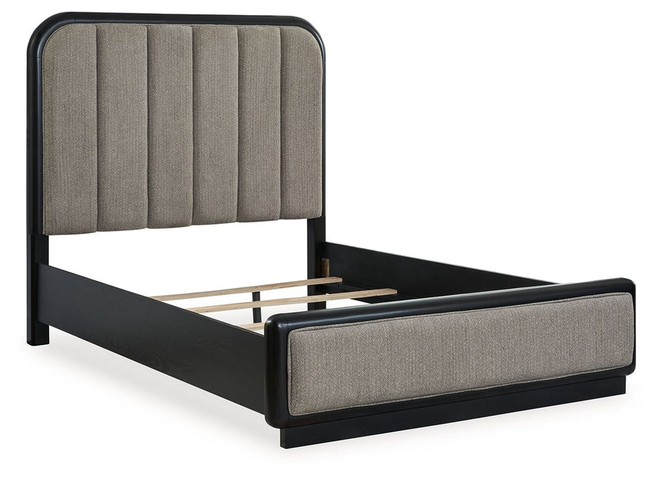 Rowanbeck - Upholstered Panel Bed