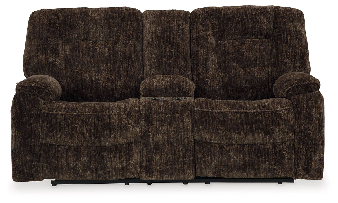 Soundwave - Reclining Loveseat W/Console