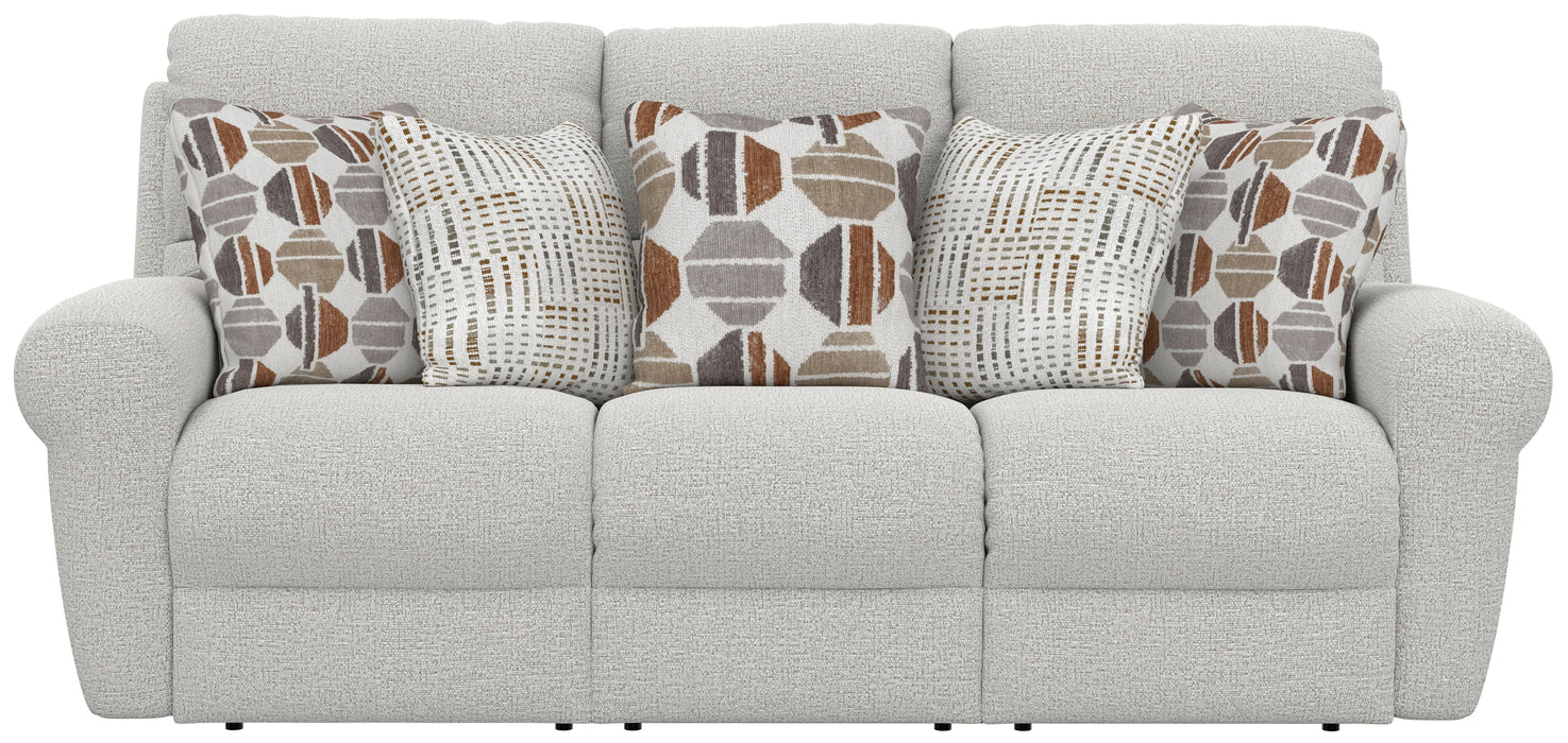 Kellen - Lay Flat Reclining Sofa - Ecru