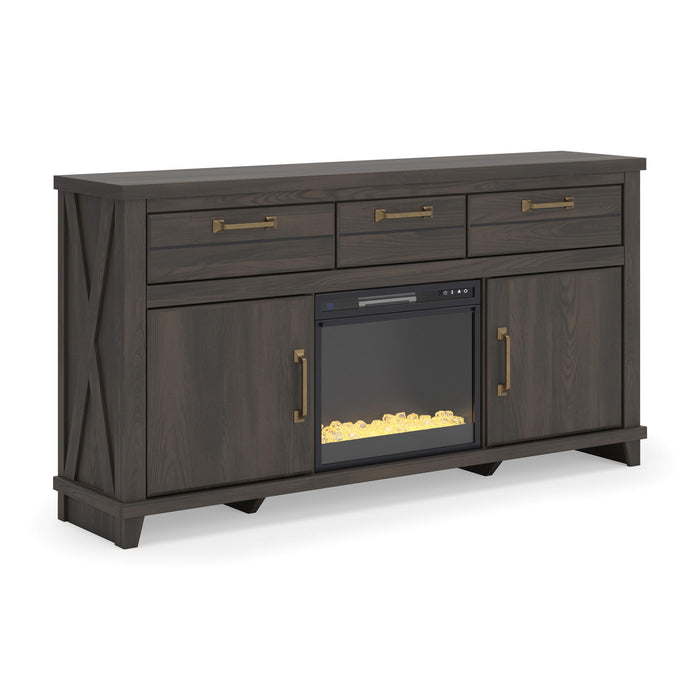 Brazen Valley - TV Stand With Fireplace Option