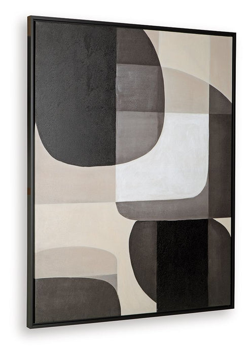 Kesleigh - Wall Art - Black / White