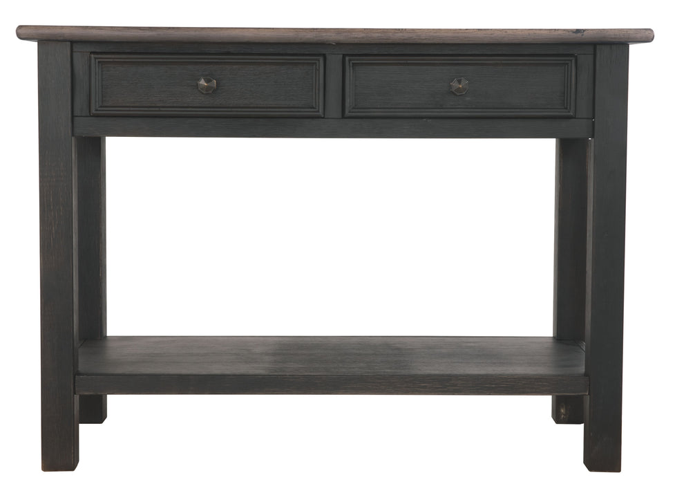 Tyler - Grayish Brown / Black - Sofa Table