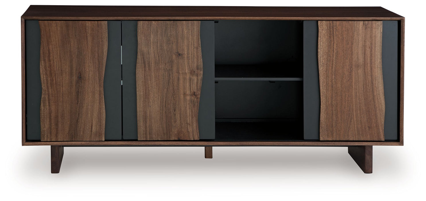 Welby - Accent Cabinet - Brown / Charcoal