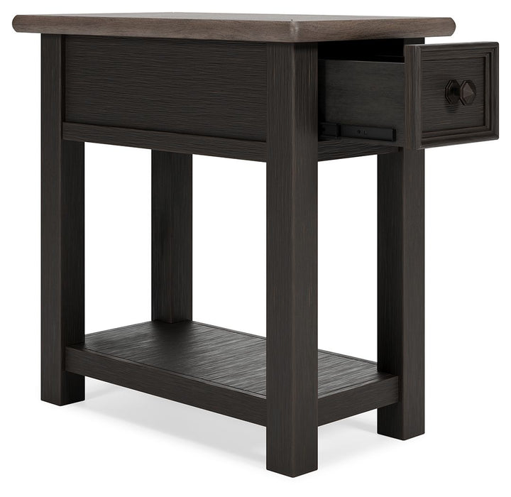 Tyler - Black / Gray - Chair Side End Table