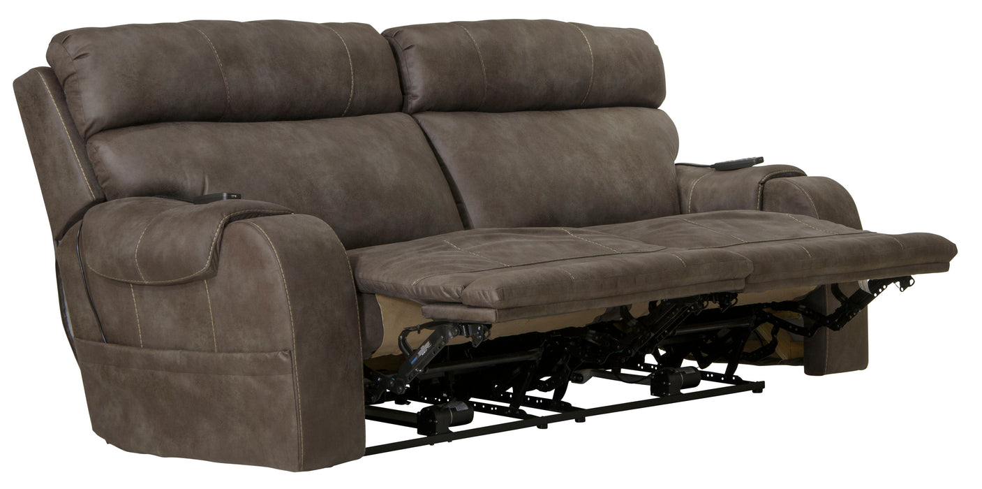 Serenity - Power Reclining Sofa With Power Adjustable Headrest And CR3 Heat / Massage / Lumbar