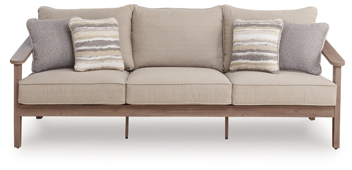 Harmony Headlands - Sofa With Cushion - Natural / Gray