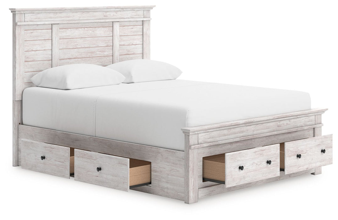 Makidern - Panel Storage Bed
