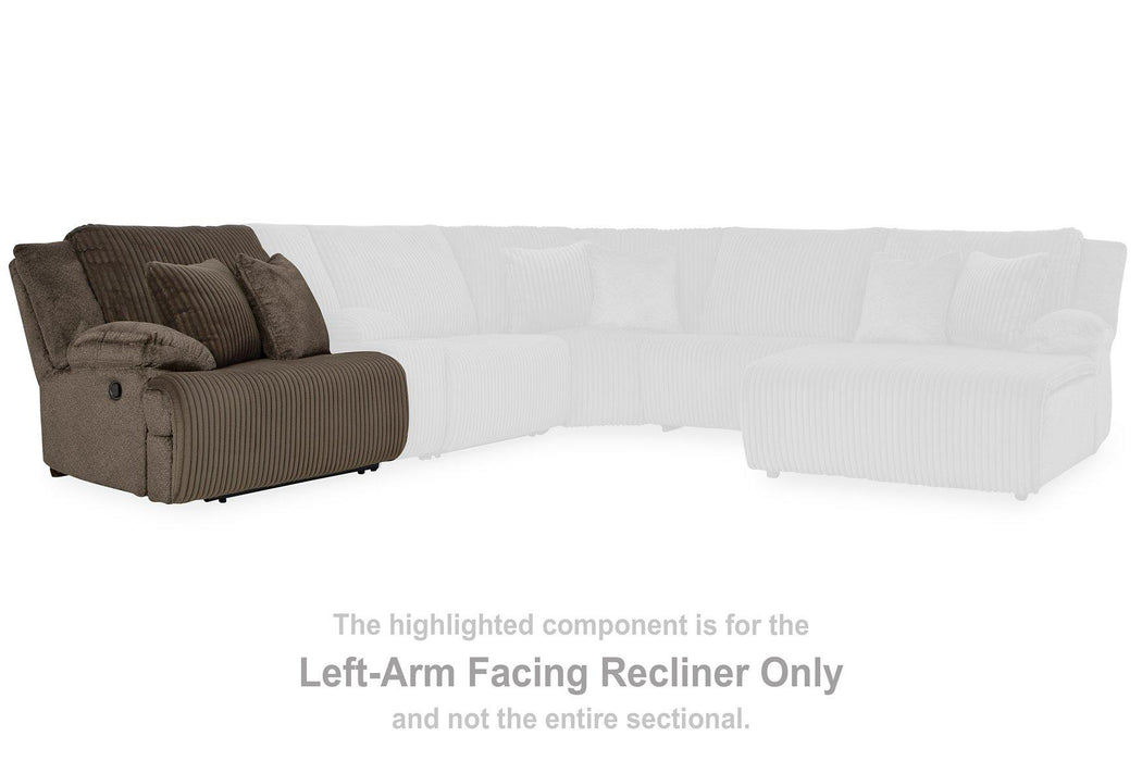 Top Tier Reclining Sectional with Chaise