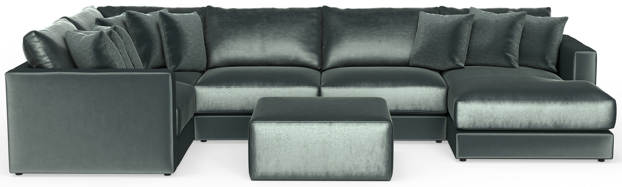 Remington - Modular Sofa And Cocktail Ottoman