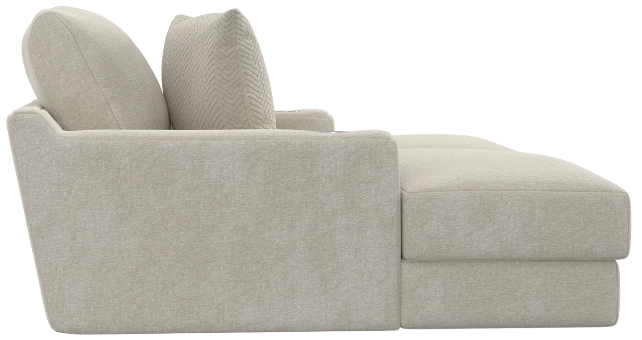 Cozy - 2 Piece Double Wide Chaise With USB Charging Ports