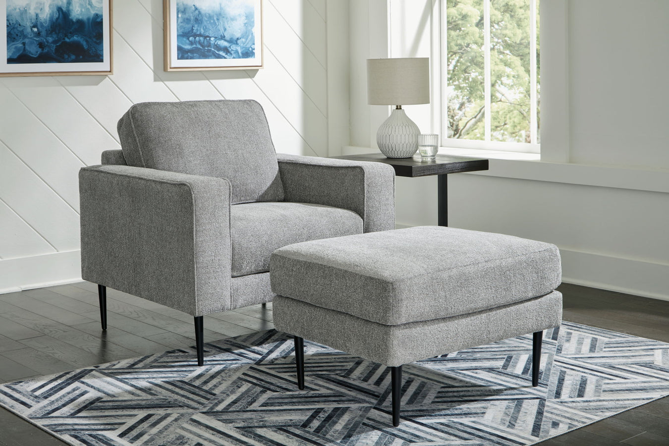 Chair & Ottoman