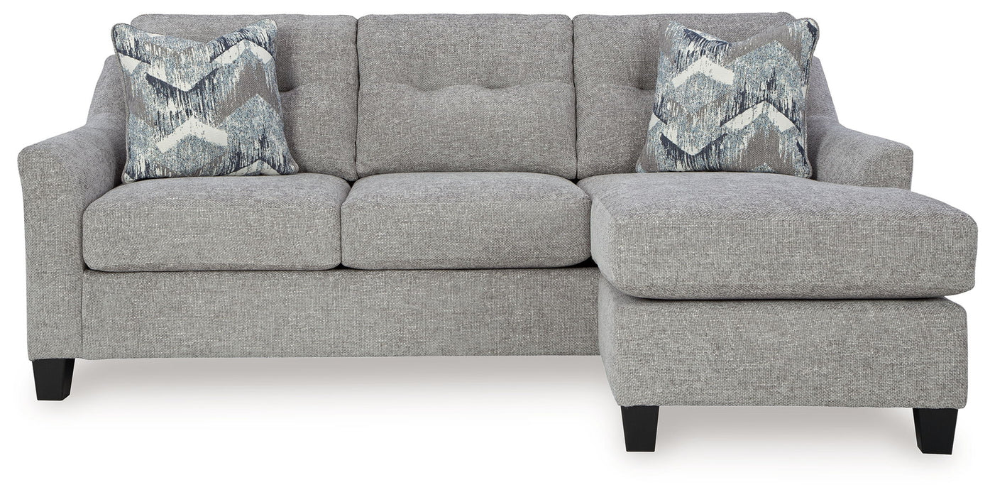 Keenelynn - Sofa Chaise - Nickel