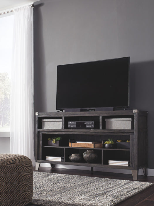 Todoe - Gray - LG TV Stand w/Fireplace Option