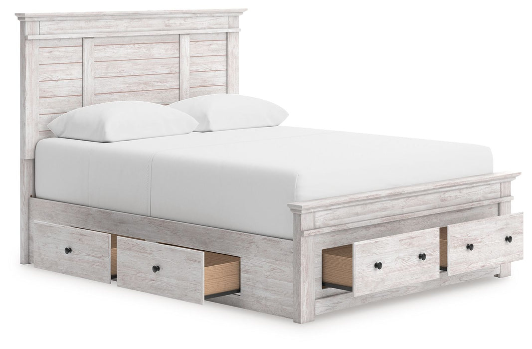 Makidern - Panel Storage Bed