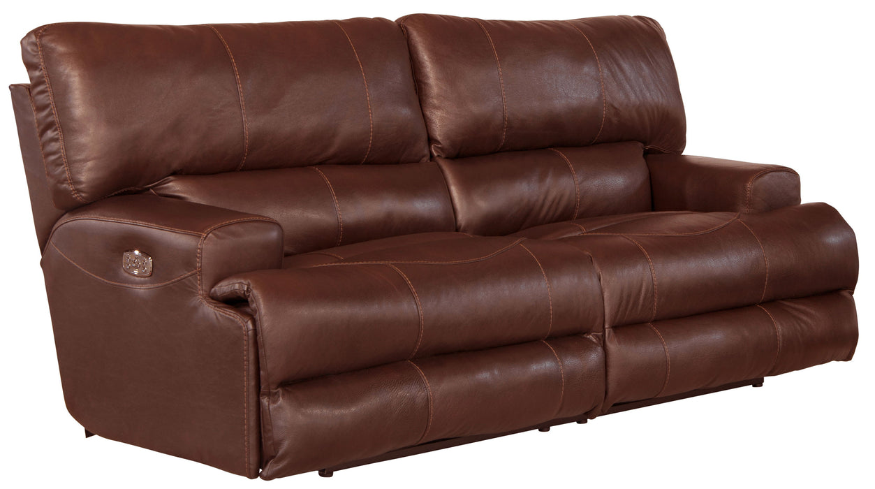 Wembley - Power Headrest With Lumbar Lay Flat Reclining Sofa